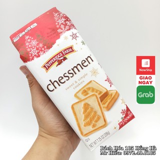 [Hỏa Tốc] Bánh Chessmen túi 206g