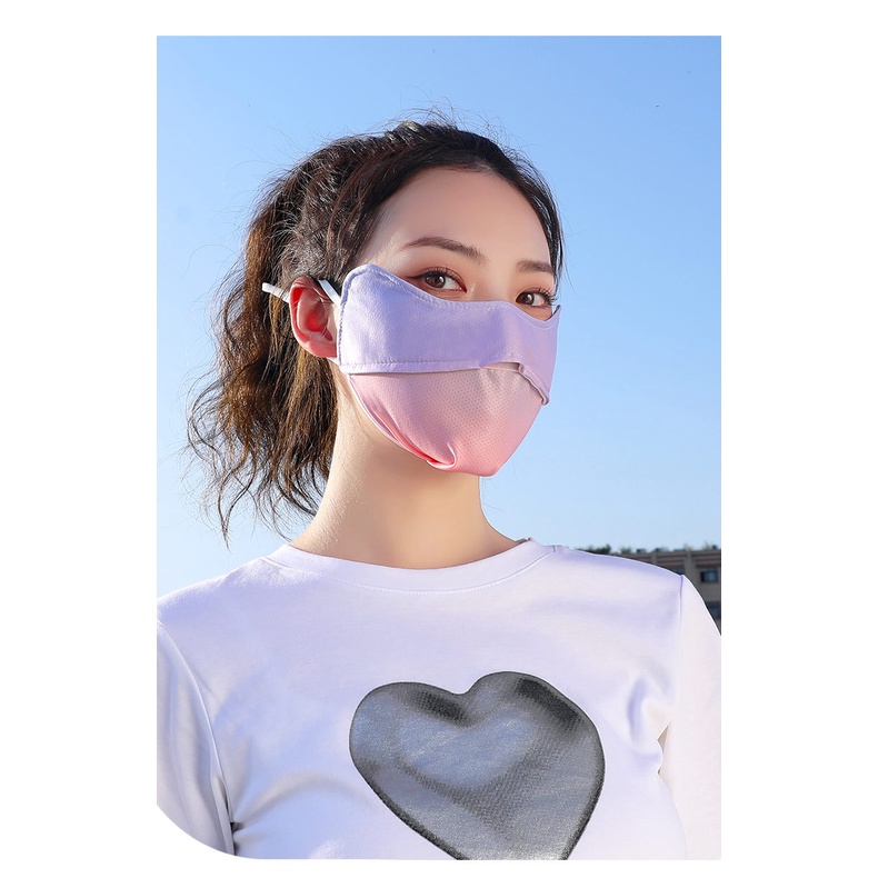 Khẩu trang kháng khuẩn chống nắng bụi chống tia UV có nút chỉnh dây thời trang cao cấp