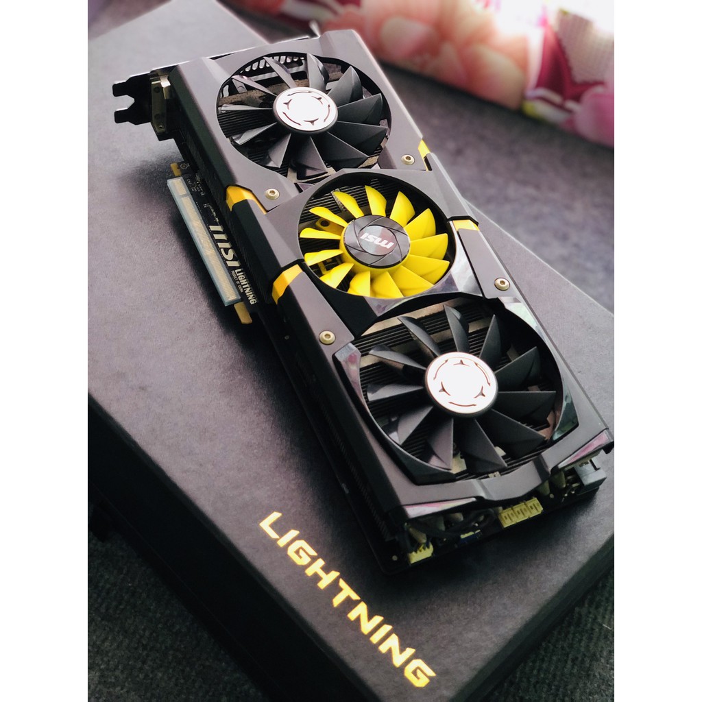 Card Đồ Họa MSI GTX 780 Lightning  3GB 384Bit GDDR5 (Mạnh tương đương GTX970/GTX1060 3GB)