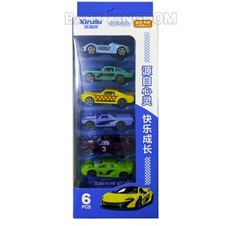 Bộ 6 Xe Đua Hợp Kim Cho Bé Trai