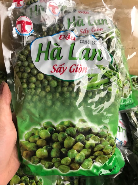 500g đậu Hà lan rang muối sấy giòn