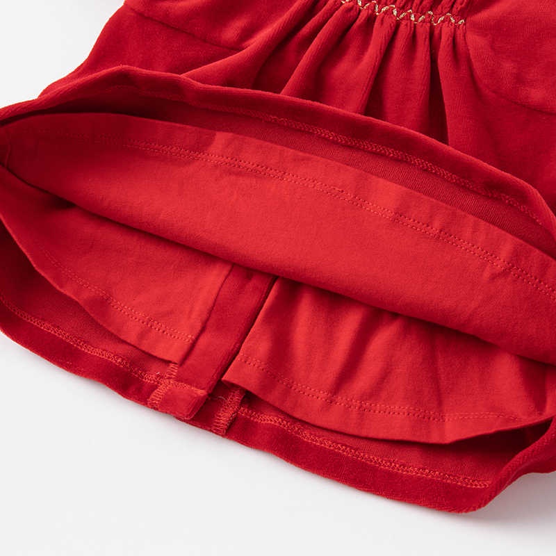 Bộ váy đỏ mùa đông cho bé gái_Dave&amp;Bella_DBL19228