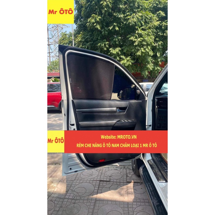 Rèm Che Nắng  Xe Toyota Hilux 2019 -2023 Hàng Loại 1 MR.ÔTÔ -Bảo Hành 2 Năm