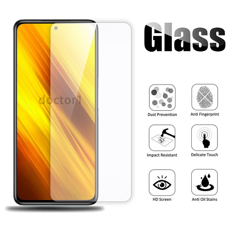 Kính cường lực dành điện thoại cho Xiaomi Mi POCO C65 C55 C40 F5 F4 GT X5 X4 X3 NFC M5 M5s M3 F3 F2 Pro 4G 5G 2023