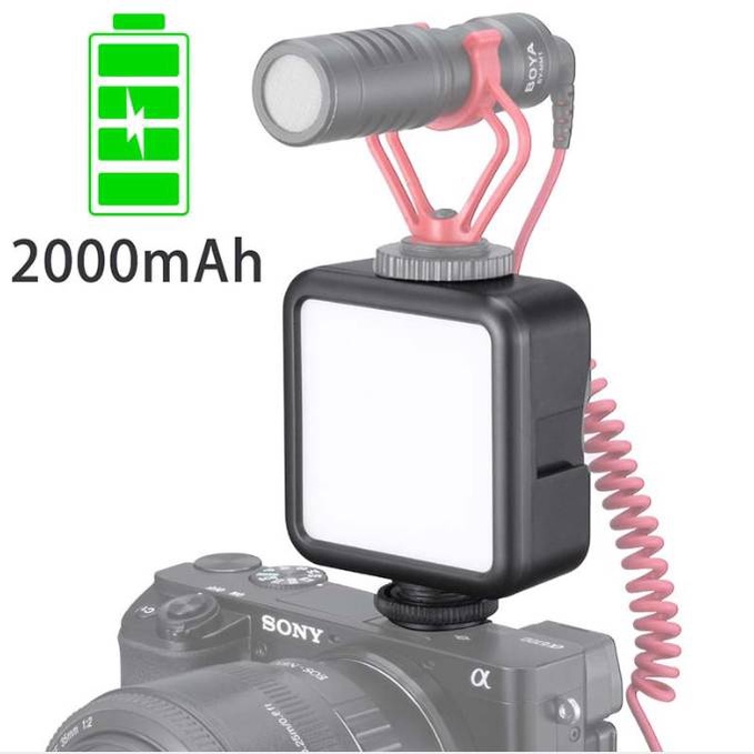 (CÓ SẴN) Đèn Led trợ sáng quay phim, livestream Ulanzi VL49 - 49 LED cho điện thoại, Gopro, máy ảnh, máy quay, ..