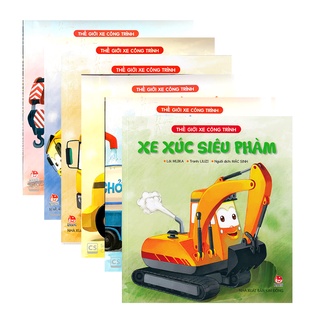 SÁCH thế giới xe công trình (bộ 6 cuốn)