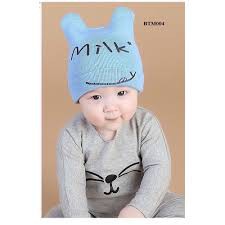 Mũ len xinh, mềm, ấm cho bé, mũ len milky