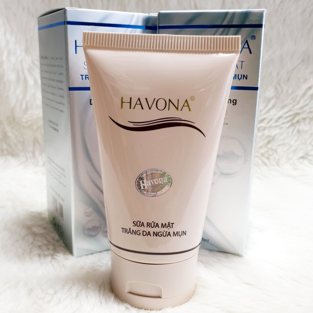 SỮA RỬA MẶT TRẮNG DA NGỪA MỤN HAVONA