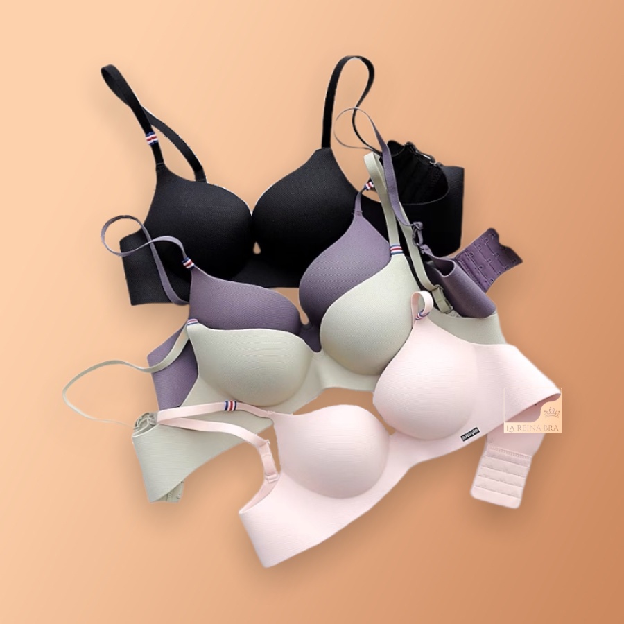 ÁO LÓT nữ su đúc LAREINA BRA - LRAL001 siêu thông hơi không viền không gọng có đệm nâng ngực