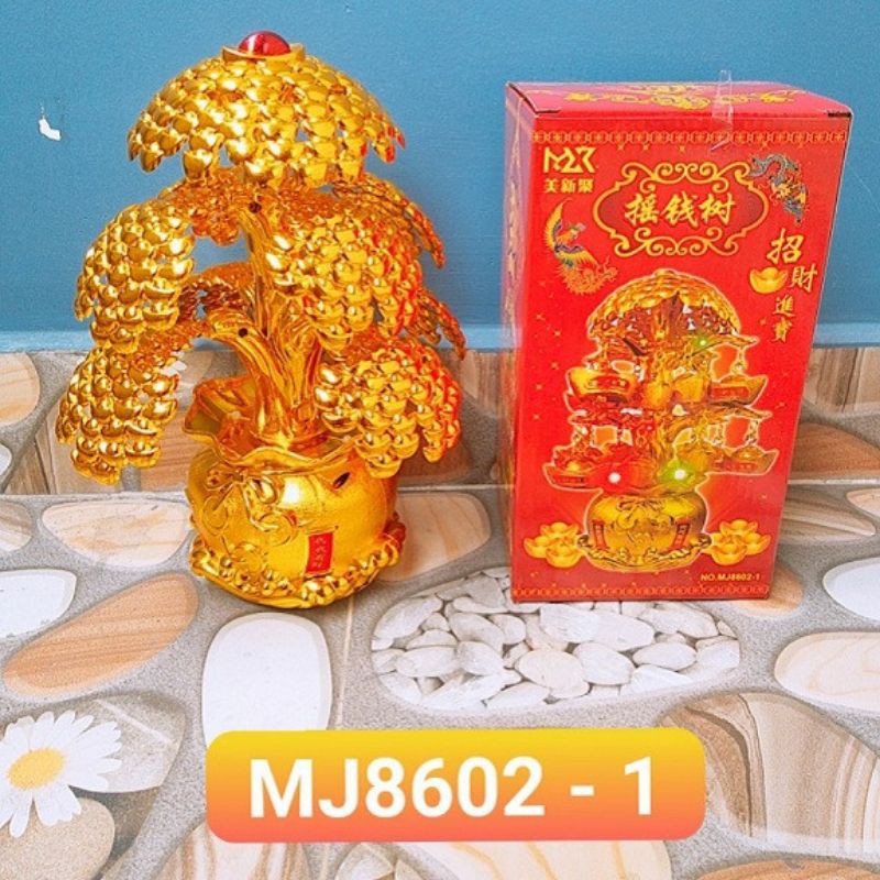 Cây tiền vàng MJ8602_1_xoay ( kích thước 29×21cm )