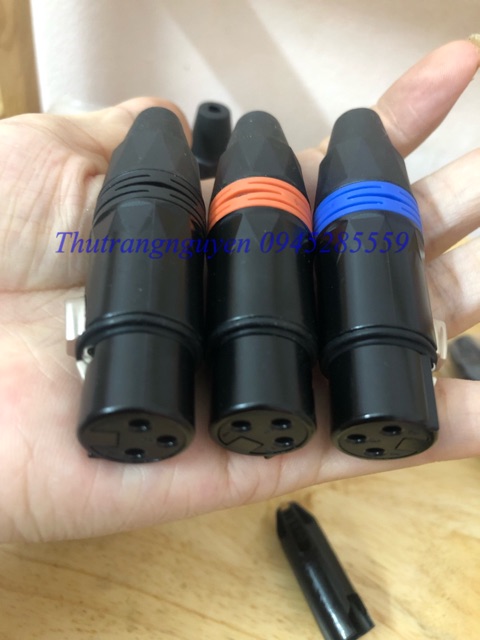 Jack canon,XLR đực cái hàng chuẩn lõi đồng mạ vàng LS1136,1137