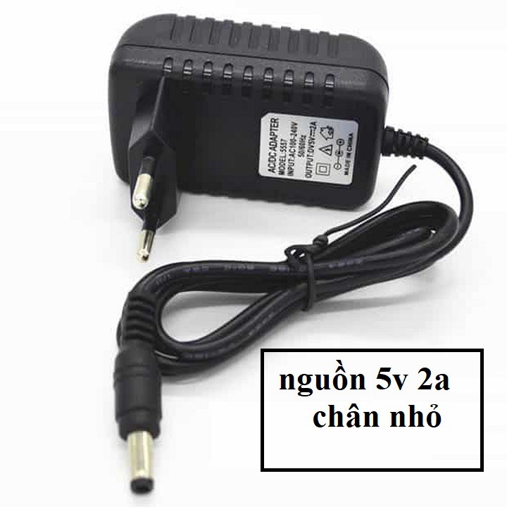 Cục Nguồn Adapter 5V-2A Chân Nhỏ