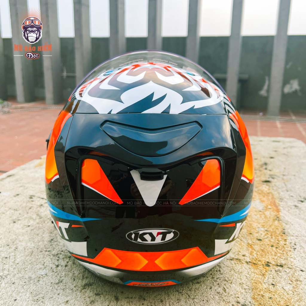 Mũ Bảo Hiểm 3/4 KYT VENOM AXEL BASANI – 2 Kính – Thể Thao, Cao Cấp