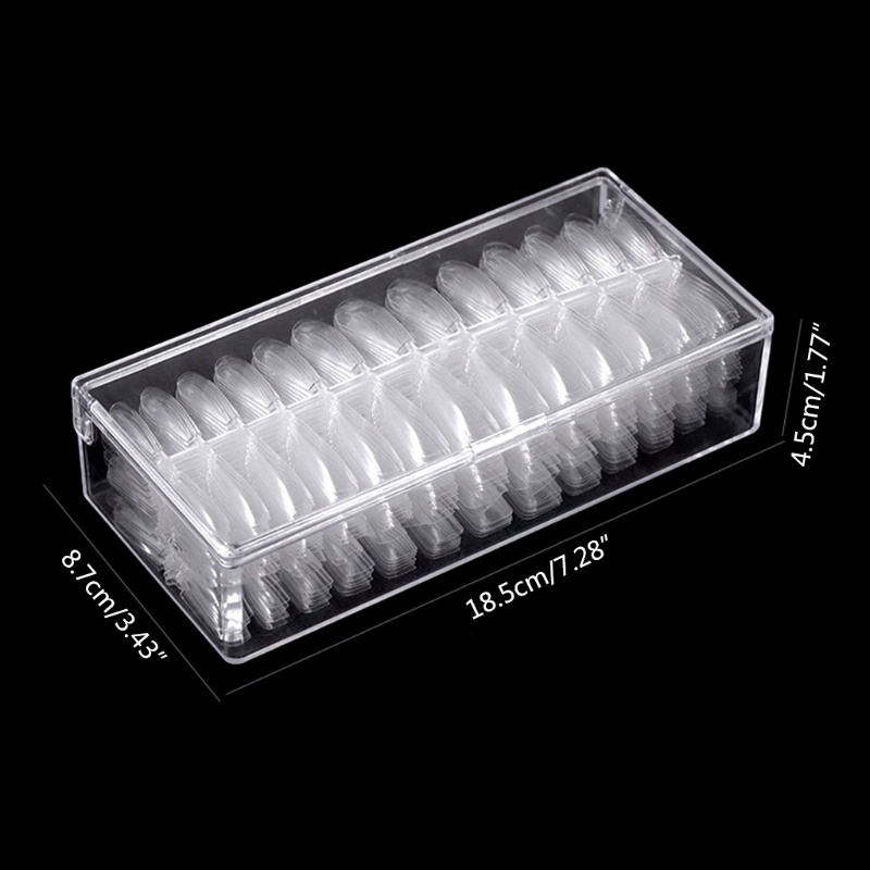 504 Móng Tay Giả Che Phủ Toàn Diện Trong Suốt Dùng Cho Salon / Nhà Ở