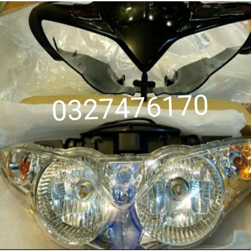 Pha chóa đèn xe Jupiter MX mắt cú luôn bóng zin