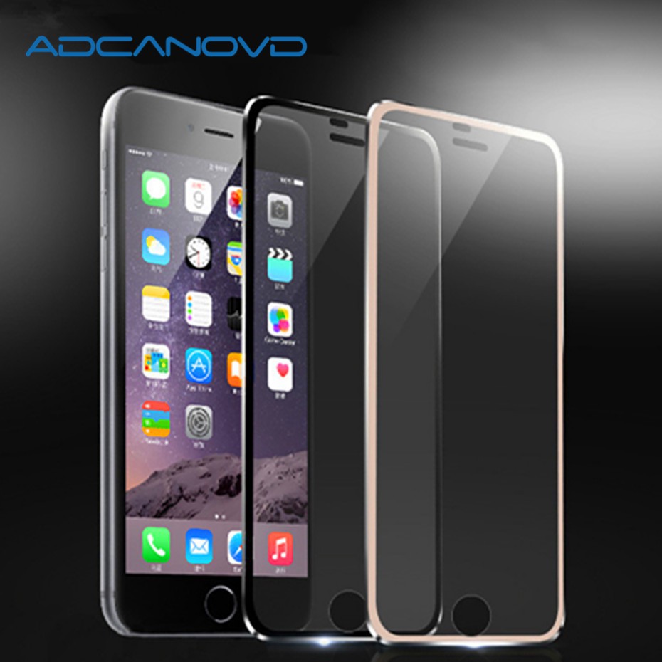 Kính Cường Lực Viền Nhôm 3D Cho Iphone 6 6S Plus