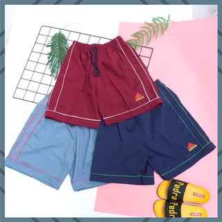 BỘ 3 Quần short Đùi Nam mặc nhà dạo phố, Vải dù 17 cho các bạn nam từ 58-70kg