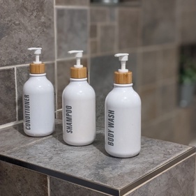 Bình Đựng Xà Phòng Dung Tích 500Ml Có Vòi Nhấn Tiện Dụng
