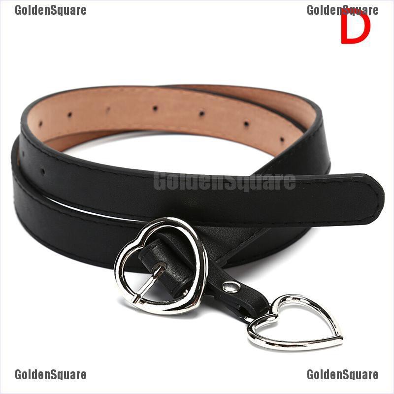 Thắt Lưng Da Pu Khóa Kim Loại Phong Cách Vintage Thời Trang Cho Nữ