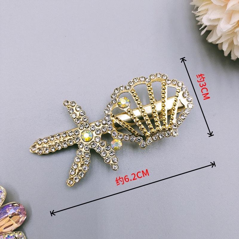 Sét 7 kẹp tóc đính đá lấp lánh nơ và hoa phong cách Hàn quốc