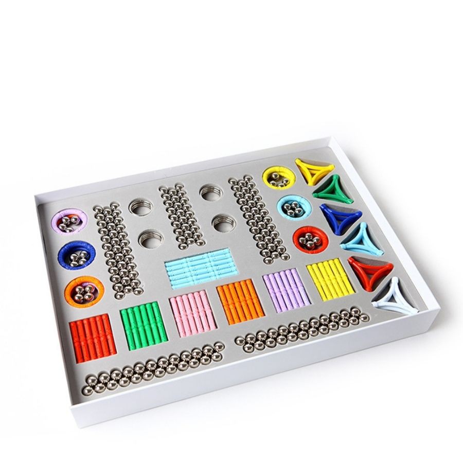Bộ bi nam châm xếp hình thông minh , Magnetic Sticks - Á Châu Books