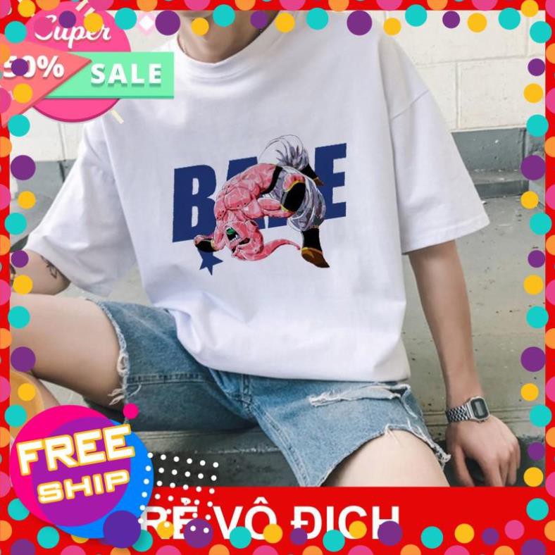(GIÁ TỐT) Giảm Giá Cực Sốc Áo Thun Tay Lỡ Unisex Ma Bư Dragon Ball Cực chất