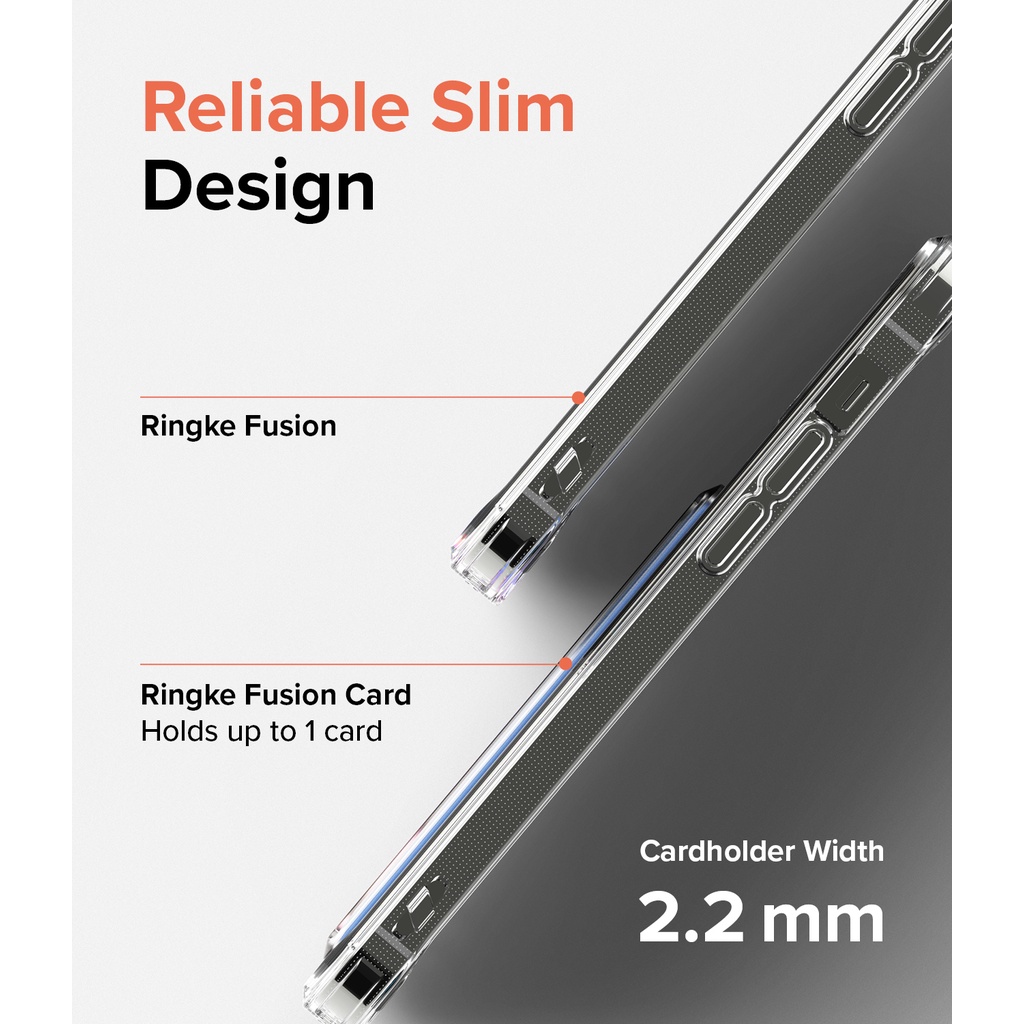 Ốp điện thoại RINGKE PC cứng viền TPU tích hợp ngăn ví mỏng cho iPhone 12 12 Pro 12 Pro Max