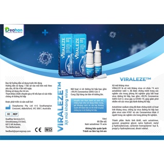 Bình xịt kháng virus Viraleze