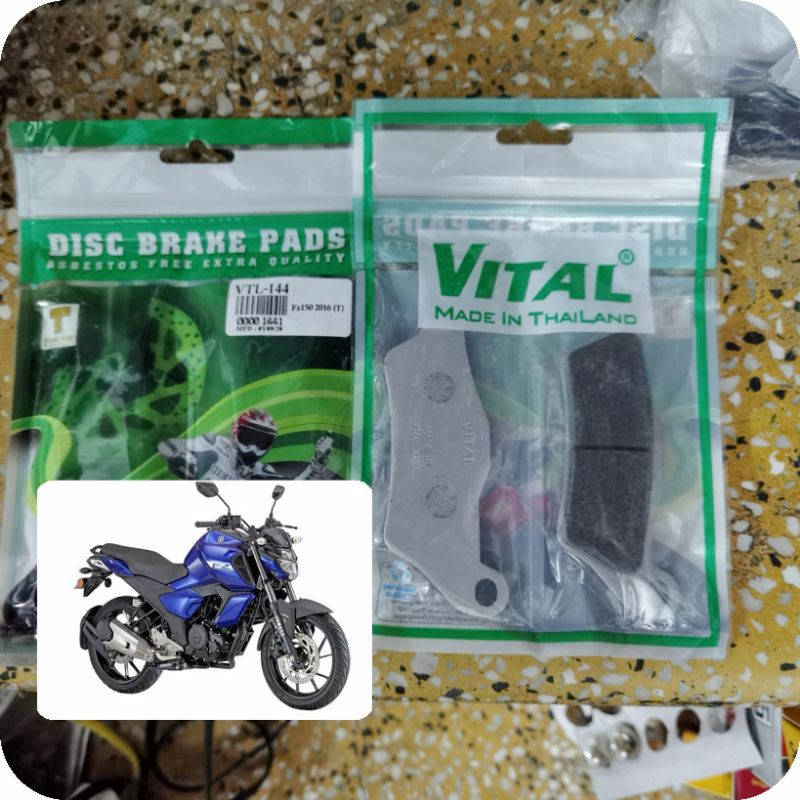 má phanh FZ hãng Vital (bố thắng dĩa cho xe máy yamaha ya đĩa)