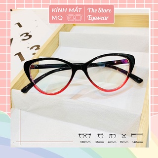 Gọng kính mắt mèo nhựa dẻo nhiều màu 2383 có thể lắp cận Siêu hot - Kính Mắt Five Minutes