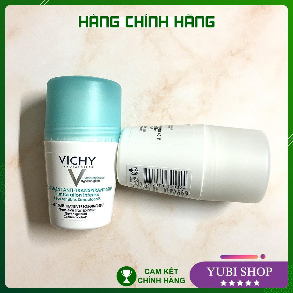 Lăn Khử Mùi Vichy Pháp Chính Hãng - Khô Thoáng Vùng Da Dưới Cánh Tay Vichy - 50ml - Sale