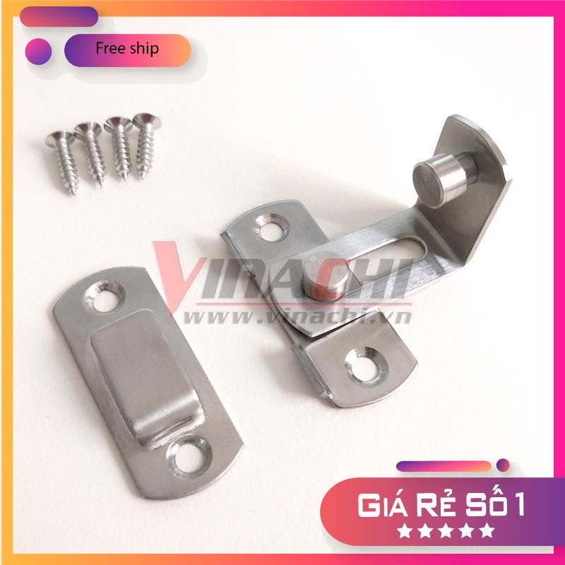 Móc chốt cửa inox- 50mm bộ 4 cái