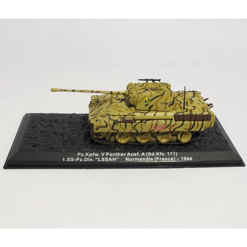 Mô hình xe tăng tỷ lệ 1:72 DeAgostini PzKpfw V Panther của sư đoàn LSSAH Thế chiến 2.