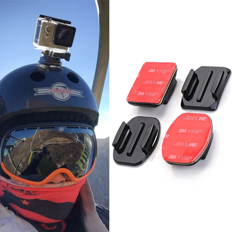 Miếng Dán Bề Mặt Phẳng 3m Cho Máy Ảnh Gopro Hero 4 / 3 / 2 / 1