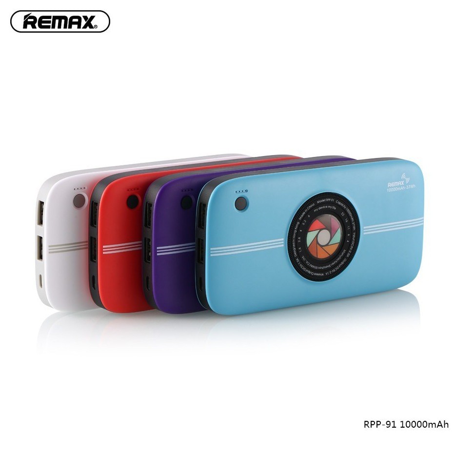 Pin dự phòng kiêm sạc không dây Remax RPP-91 10000mAh - Chính hãng - BH 1 đổi 1
