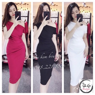 Váy umi lệch vai