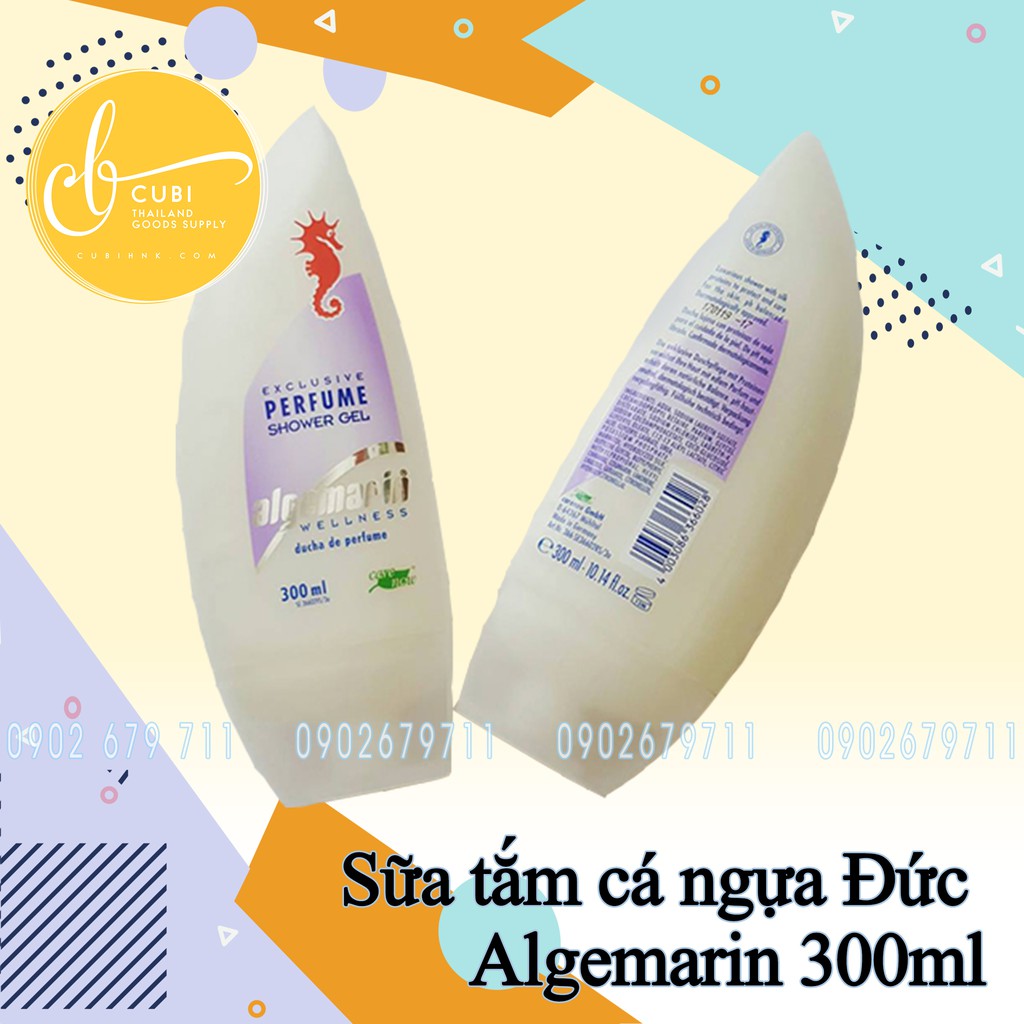 Sữa tắm cá ngựa Đức Algemarin 300ml [CÓ TEM CHỐNG GIẢ]