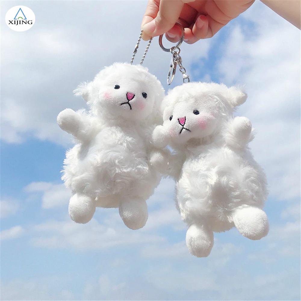 Móc khóa gấu bông treo ba lô đa năng handmade dễ thương,Móc khóa xe máy cute siêu rẻ