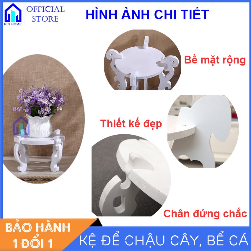 Giá đỡ chậu hoa cây cảnh bể cá trang trí kiểu dáng sang trọng - ICO HOME