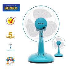 QUẠT BÀN SENKO chính hãng cao cấp - BH 12 tháng/ Quạt để bàn Senko cánh 30cm/ Quạt bàn senko B1213/B
