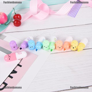 Set 6 Bút Highlight Mini Hình Viên Thuốc Xinh Xắn
