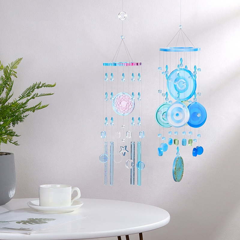 Khuôn silicone Làm Chuông Gió Bằng epoxy resin diy