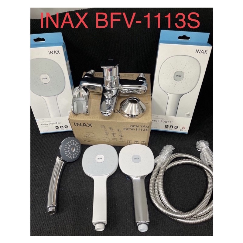 (NEW2020)Củ sen tắm nóng lạnh cầm tay chính hãng INAX BFV-1113S-4c-7c-8c