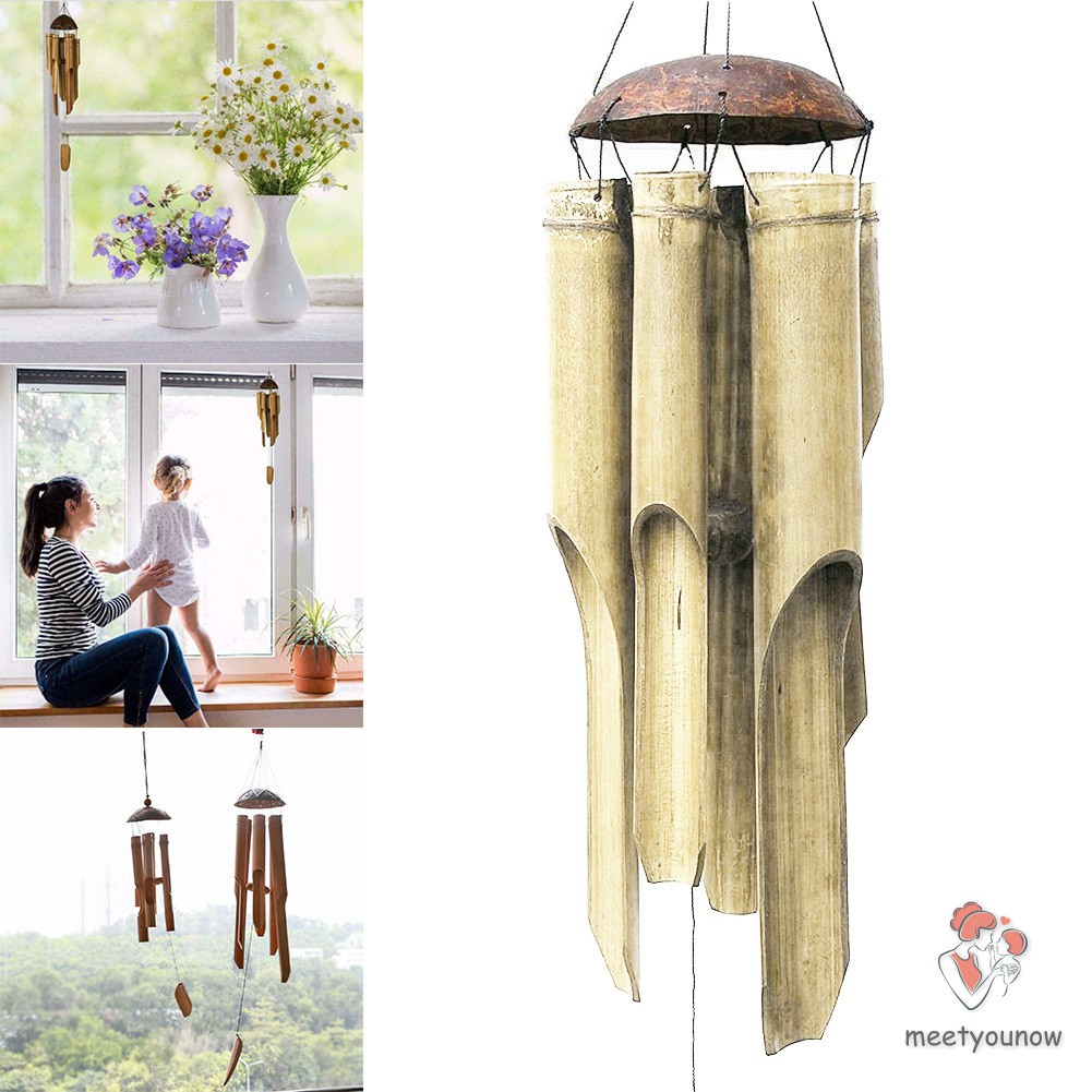 Chuông Gió Trang Trí Bằng Tre