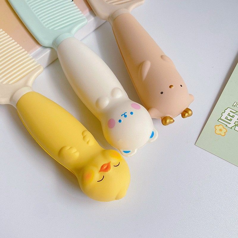 Lược Squishy hình thú chải tóc chải đầu chống tĩnh điện dễ thương dành cho các bạn nữ bé gái