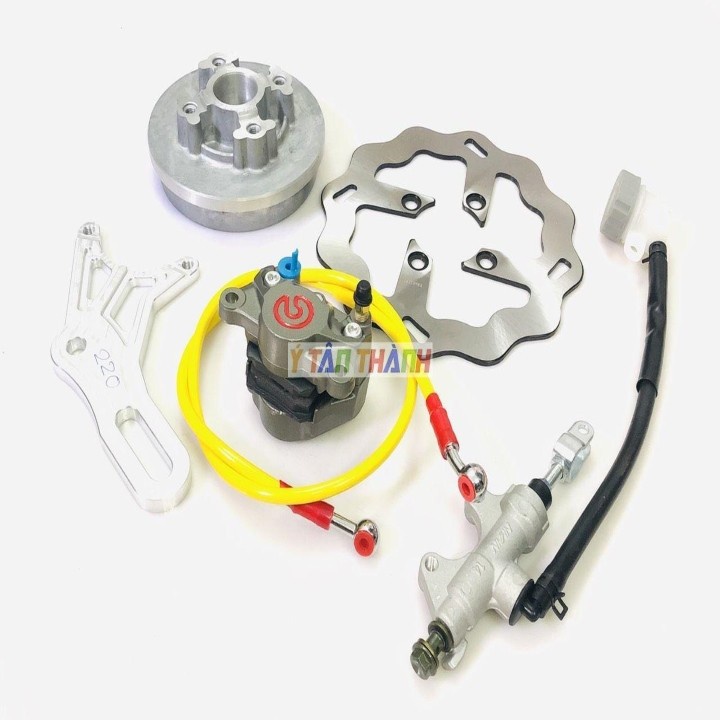 Bộ Đĩa Sau Sirius Heo Rembo Xám Đĩa 220Mm V3 MS1272