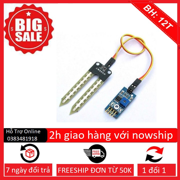 Cảm Biến Độ Ẩm Đất-linhkiendientubk