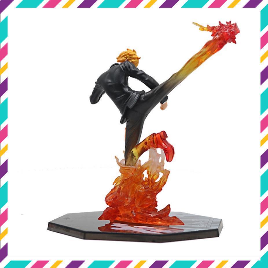 Mô hình One Piece - Băng Hải Tặc Mũ Rơm, Sanji Hắc Cước, Cao 18cm - Tượng Figure One Piece