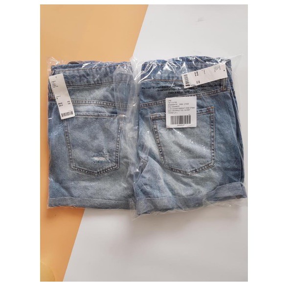 Yếm jean short B.D.G - Yếm cặp cho bé lớn & mẹ ***** NoBrandDenim