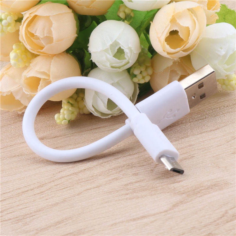 Cáp micro USB Android sạc siêu nhanh dài 15cm cho Samsung Huawei Oppo Vivo
